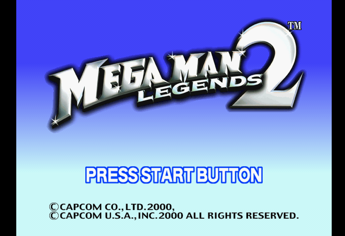 Mega Man Legends 2 Title Screen